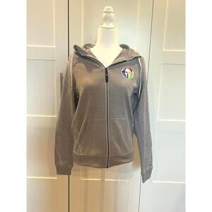 New Unisex Gray Moisture Wicking Official Craft Spartan Race Zip-Up Hoodie Small